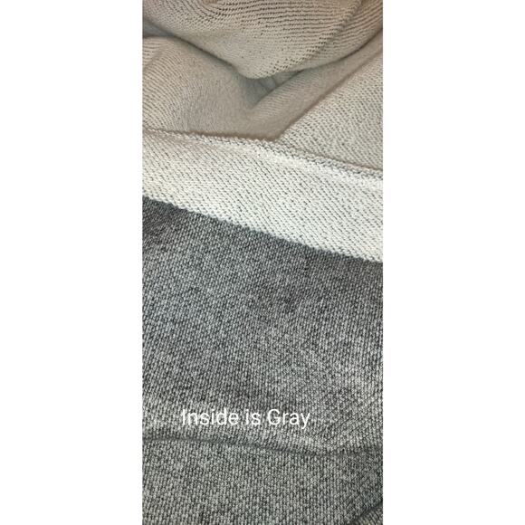 Ava & Viv Cowl Neck Sweater Size X (14) HEAVY DUTY KNIT Outdoor Warm WHITE Gray - Picture 14 of 16